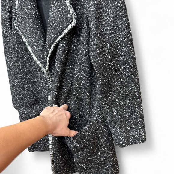 Lane Bryant Black and White Tweed Jacket - Picture 5 of 8